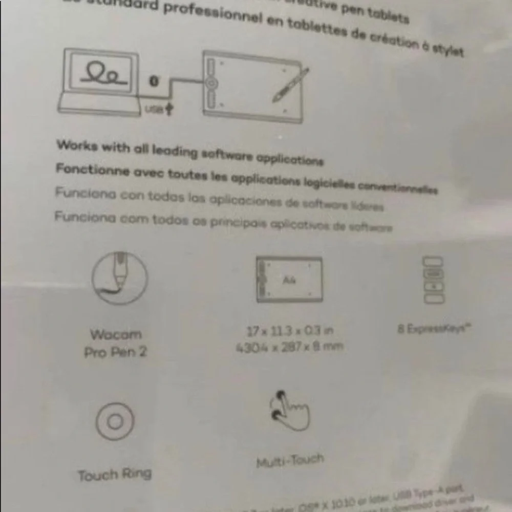 Wacom intuos pro tablet